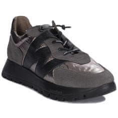 Wonders Boty 37 EU Gris Metal Peltre Negro