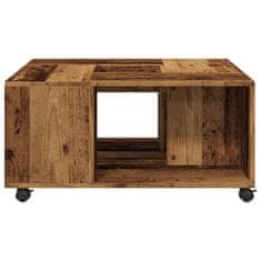 Vidaxl Konferenční stolek old wood 80 x 80 x 40 cm kompozitní dřevo