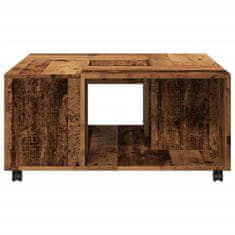 Vidaxl Konferenční stolek old wood 80 x 80 x 40 cm kompozitní dřevo