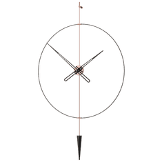 Mclock Designové nástěnné hodiny PP816 Pendulum Plus rose gold-black 80cm