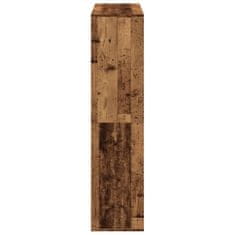 Vidaxl Knihovna old wood 100 x 33 x 135 cm kompozitní dřevo