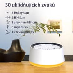 VIVVA® Přístroj na bílý šum pro spánek s 30 uklidňujícími zvuky, Přístroj s bílým šumem na spaní | SOUNDMAC