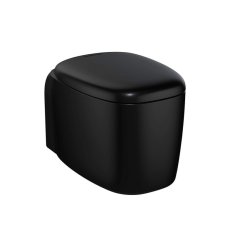 Vitra PLURAL Rim-Ex záv. WC Matte Black 7830B483-0075 - Vitra