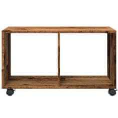 Vidaxl Skříňka na kolečkách old wood 72x33x42,5 cm kompozitní dřevo