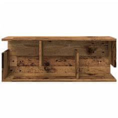 Vidaxl Nástěnná skříňka 80 x 20 x 30 cm old wood kompozitní dřevo