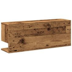 Vidaxl Nástěnná skříňka 80 x 20 x 30 cm old wood kompozitní dřevo