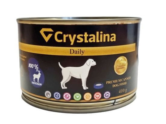 Crystalina Konzerva Daily 100% jelen 410g