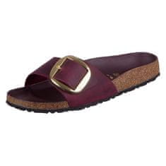 Birkenstock Pantofle vínově červené 41 EU Madrid Big Buckle