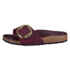 Birkenstock Pantofle vínově červené 41 EU Madrid Big Buckle