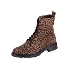 Tamaris Boty hnědé 40 EU Leopard