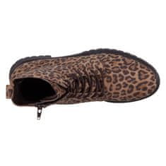 Tamaris Boty hnědé 40 EU Leopard