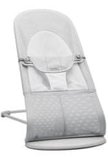 Babybjörn BABYBJÖRN Lehátko Balance Soft Silver White mesh, světlá konstrukce