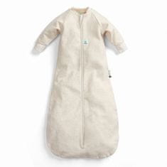 ergoPouch Pytel na spaní s rukávy organická bavlna Jersey Oatmeal Marle 3-12 m, 6-10 kg, 1 tog