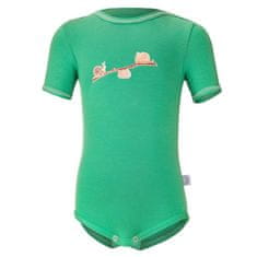 LittleAngel LITTLE ANGEL Body BASIC KR tenké Outlast 74 zelená