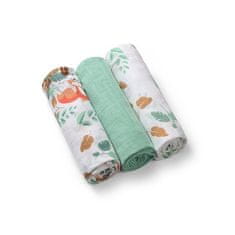 BabyOno Pleny mušelínové Super Soft 3 ks - Mint, 70x70 cm