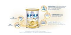 BEBA SUPREMEpro 2, 6 HMO, pokračovací kojenecké mléko, 800 g, od uk. 6. měsíce