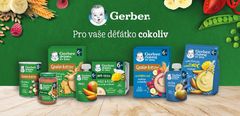 Gerber Kapsička organic ovocná mango a kdoule s kokosovým mlékem 80 g, 6+