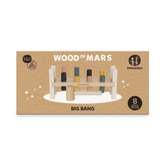 FEEDO PETITE&MARS Hračka dřevěná Big Bang Wood of Mars 12m+