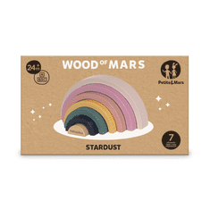 FEEDO PETITE&MARS Hračka dřevěná skládací Stardust Wood of Mars 24m+