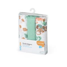 BabyOno Pleny mušelínové Super Soft 3 ks - Mint, 70x70 cm