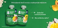 Gerber Kapsička organic ovocná mango a broskev s kokosovým mlékem 80 g, 6+