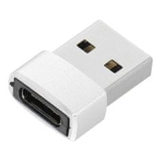 Universal Adaptér TYP C na USB A Stříbrný