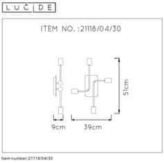 LUCIDE  LESTER stopní svítidlo 21118/04/30