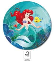 Procos Talíře papírové EKO - Princezna Ariel Disney 23cm/8ks