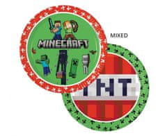 Procos Talíře papírové EKO - Minecraft 23cm/8ks