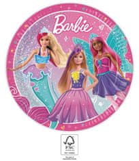 Procos Talíře papírové EKO - Barbie 23cm/8ks