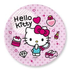 Procos Talíře papírové EKO - Hello Kitty 23cm/8ks