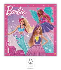 Procos Ubrousky papírové EKO - Barbie 33x33 cm / 20 ks