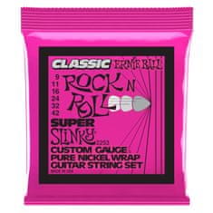 Ernie Ball 2253 Ernie Ball Classic Pure Nickel Super Slinky .009 - .042 struny na elektrickou kytaru