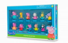 PMI Prasátko Peppa 12 figurek s razítkem - Deluxe Box