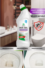 GRASS DOS gel Wc čistič dezinfekční 750 ml