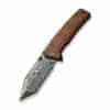 C23024-DS1 Bhaltair Guibourtia Wood Handle Damascus Blade Liner Lock