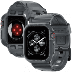 Spigen Pouzdro Spigen Rugged Armor Pro Pro Apple Watch 4/5/6/7/8/9/Se (44/45 Mm) - Tmavě Šedé