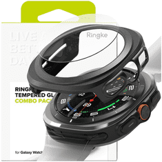 RINGKE RINGKE SLIM & TEPLENÉ SKLO GALAXY HODINKY ULTRA (47 MM) TITANOVÁ ČERNÁ