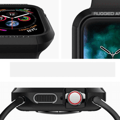 Spigen SPIGEN RUGGED ARMOR APPLE WATCH 4 / 5 / 6 / 7 / 8 / SE (40 / 41 MM) ČERNÉ