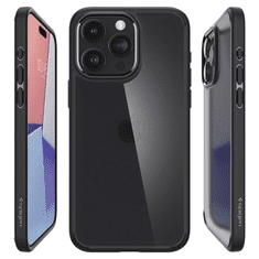 Spigen SPIGEN ULTRA HYBRID IPHONE 15 PRO FROST BLACK