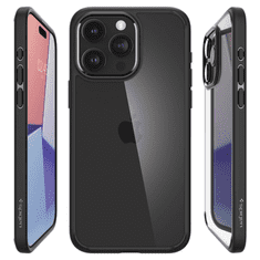 Spigen SPIGEN ULTRA HYBRID IPHONE 15 PRO MATTE BLACK