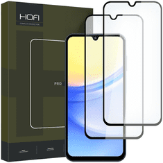 Hofi TEPELNÉ SKLO HOFI GLASS PRO+ 2BALENÍ GALAXY A15 4G / 5G / A25 5G ČERNÁ