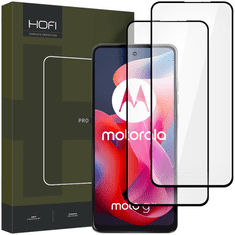 Hofi TEPELNÉ SKLO HOFI GLASS PRO+ 2PAL MOTOROLA MOTO G24 / G24 POWER / G04 / E14 ČERNÁ