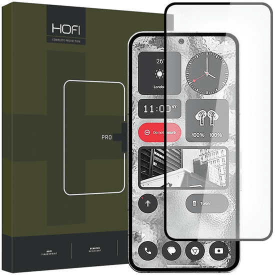 Hofi TEPELNÉ SKLO HOFI GLASS PRO+ NIC TELEFON 2 ČERNÉ