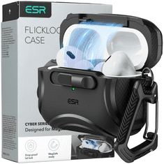 ESR Esr Cyber Flicklock Halolock Magsafe Apple Airpods Pro 1/2 Černá