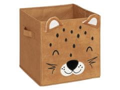 Atmosphera Úložný box na hračky leopard 29x29x29 cm