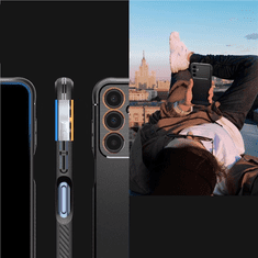 Spigen Pouzdro Spigen Rugged Armor Pro Samsung Galaxy A25 5G - Matné Černé