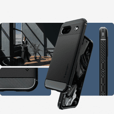 Spigen Pouzdro Spigen Rugged Armor Pro Google Pixel 8A - Matná Černá