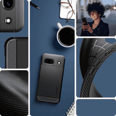 Spigen Pouzdro Spigen Rugged Armor Pro Google Pixel 8A - Matná Černá