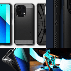 Spigen Pouzdro Spigen Rugged Armor Pro Xiaomi Redmi Note 13 4G / Lte - Matné Černé